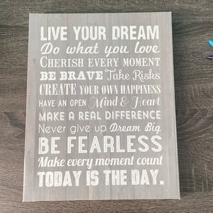 Motivational frame for your office!